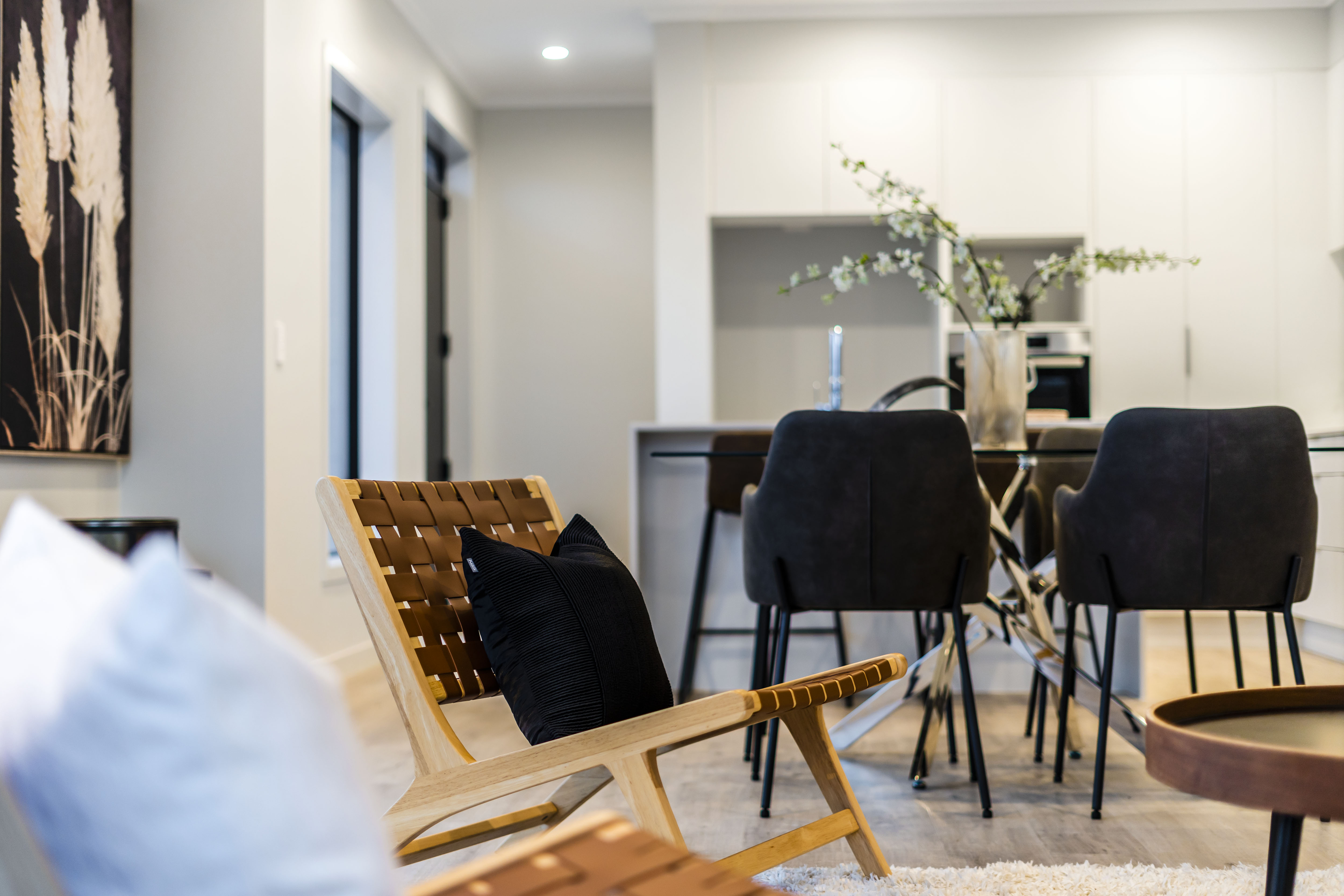 Lounge looking back to kitchen in Hobsonville Point Hudson Bay   Jev Matt